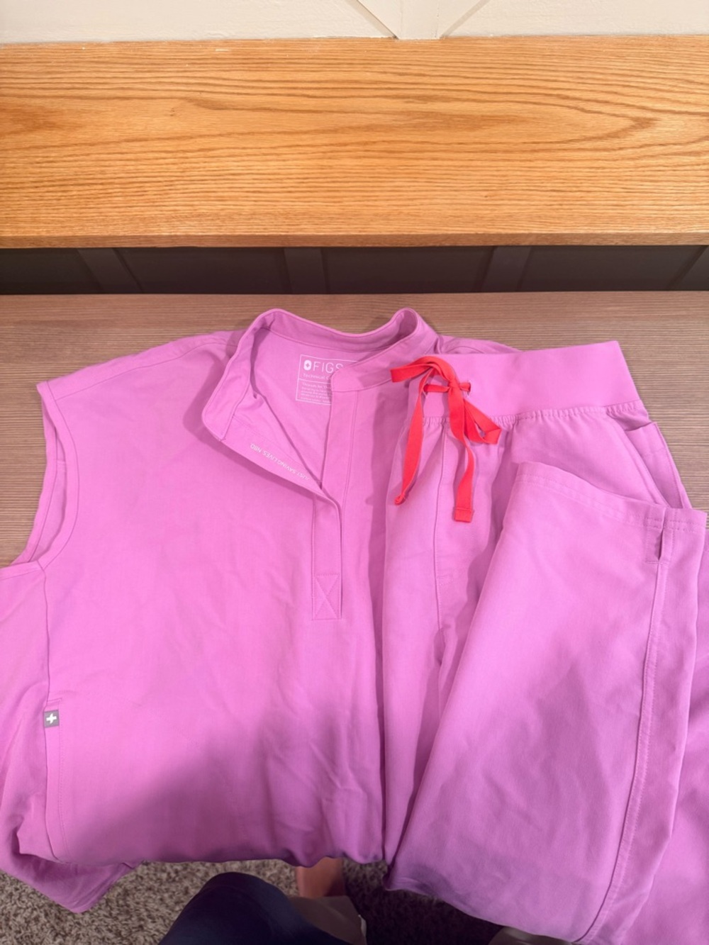 Figs Pink Scrub Set